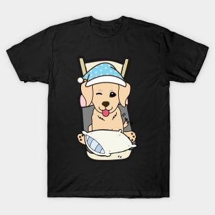 Cute retriever is going to bed T-Shirt